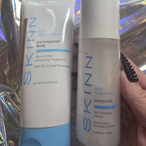 SKINN Non-Negotiables DermAppeal Body and Mantle Milk -BOTH NEW & SEALED